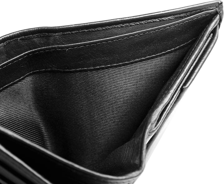 Chiemsee Geldbörse Echt Leder schwarz Herren - 020658, Schwarz