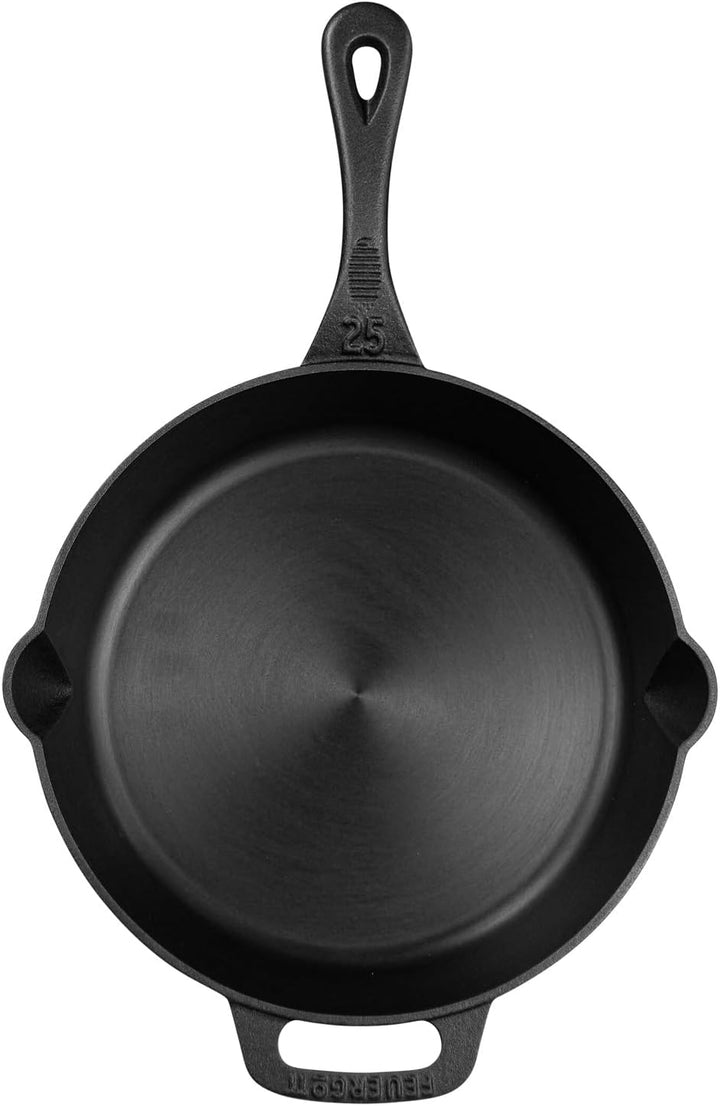 Feuerpfanne Gusseisen mit Solo Stove Lite, kompaktes Camping Set, ideal für Outdoor Abenteuer, Brotb