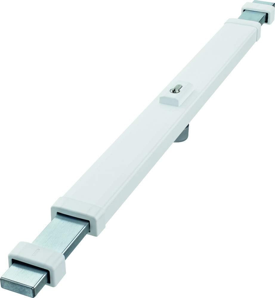 ABUS PR2800 Panzerriegel ohne Schliesszylinder (735-980mm, Weiss)
