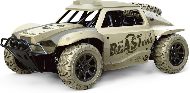 Amewi 22332 Beast Dune Buggy 4WD 1:18 RTR Fahrzeug, Sandfarben