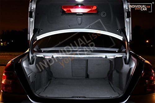 INDIVIDUALise your CAR Innenraumbeleuchtung SET für E Klasse Limousine W211 (Pure-White) Reinweiss,