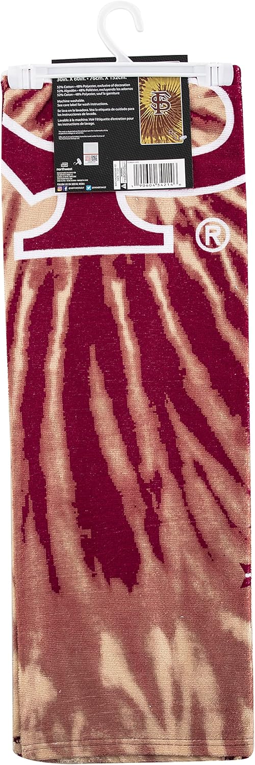 Northwest Unisex-Erwachsene Strandtuch Florida State Seminoles 30" x 60" Psychedelisch, Florida Stat