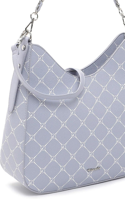 Tamaris Beutel Anastasia Summer 32102 Damen Handtaschen Print Einheitsgrösse Greyblue 855, Einheitsg