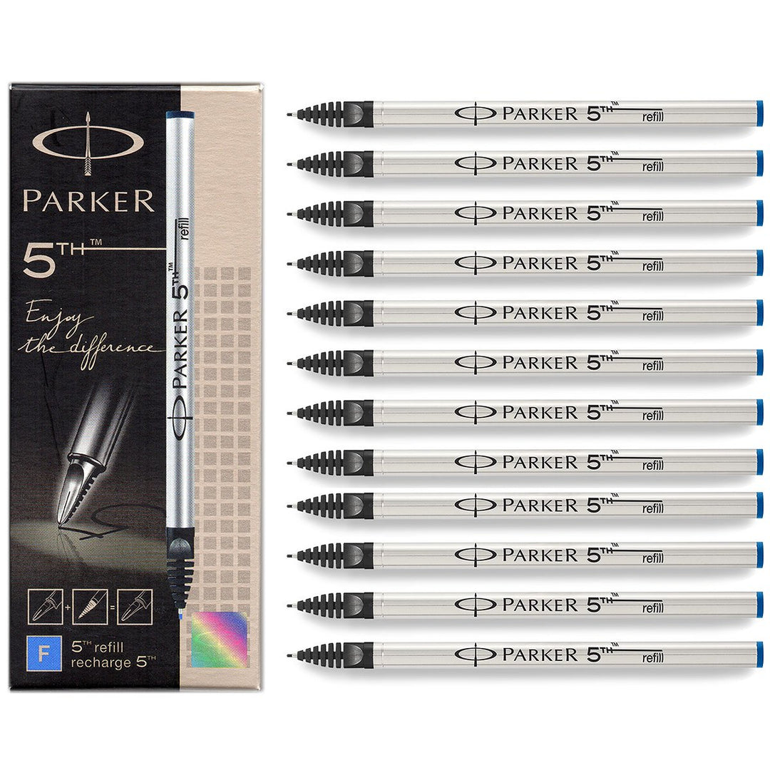Parker set 12 Minen Ersatz-5th pte Fine blau
