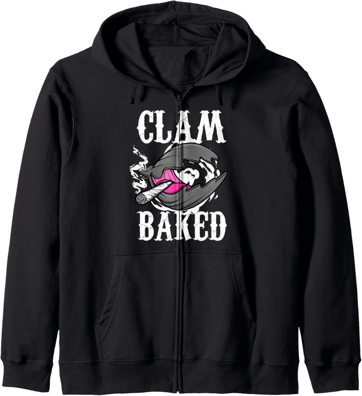 Marihuana Joint Smoke Clam gebackenes stumpfes Stumpfstoss-Ba Kapuzenjacke