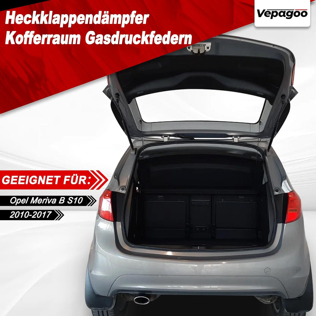 Vepagoo Heckklappendämpfer Gasdruckfedern für Opel Meriva B S10 MPV 2010-2017 kofferraum dämpfer OEM