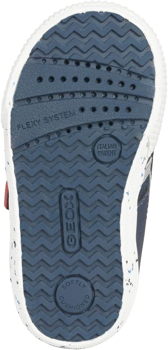 Geox Baby-Jungen B Kilwi Boy C' Sneaker 20 EU Navy Red, 20 EU Navy Red