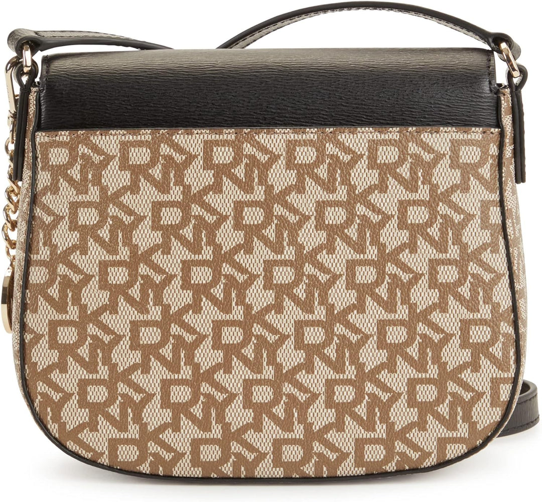 DKNY Damen Bryant Saddle Bag Chino/Black, Chino/Black
