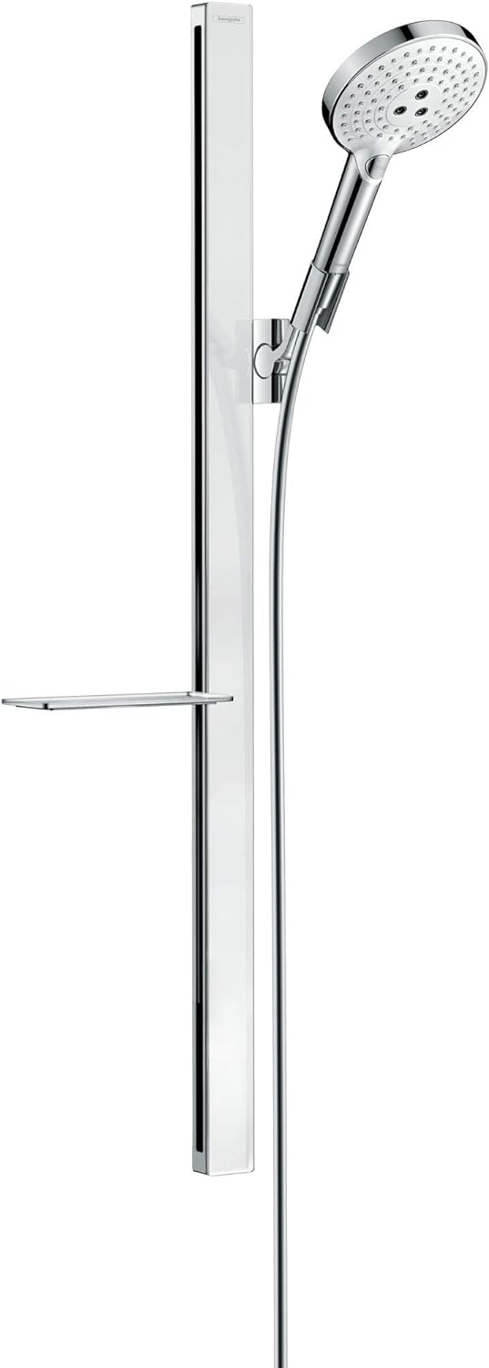 hansgrohe Duschsystem (Duschkopf, Schlauch, Duschstange, Raindance Select S 120 Regendusche 0,90m mi