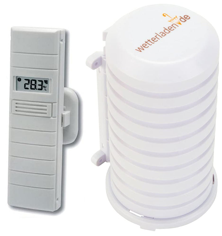 TFA Dostmann Ersatzsender für Wetterdirekt, Thermo-Hygrosender, 30.3155, weiss, L 39 (51) x B 21 (46