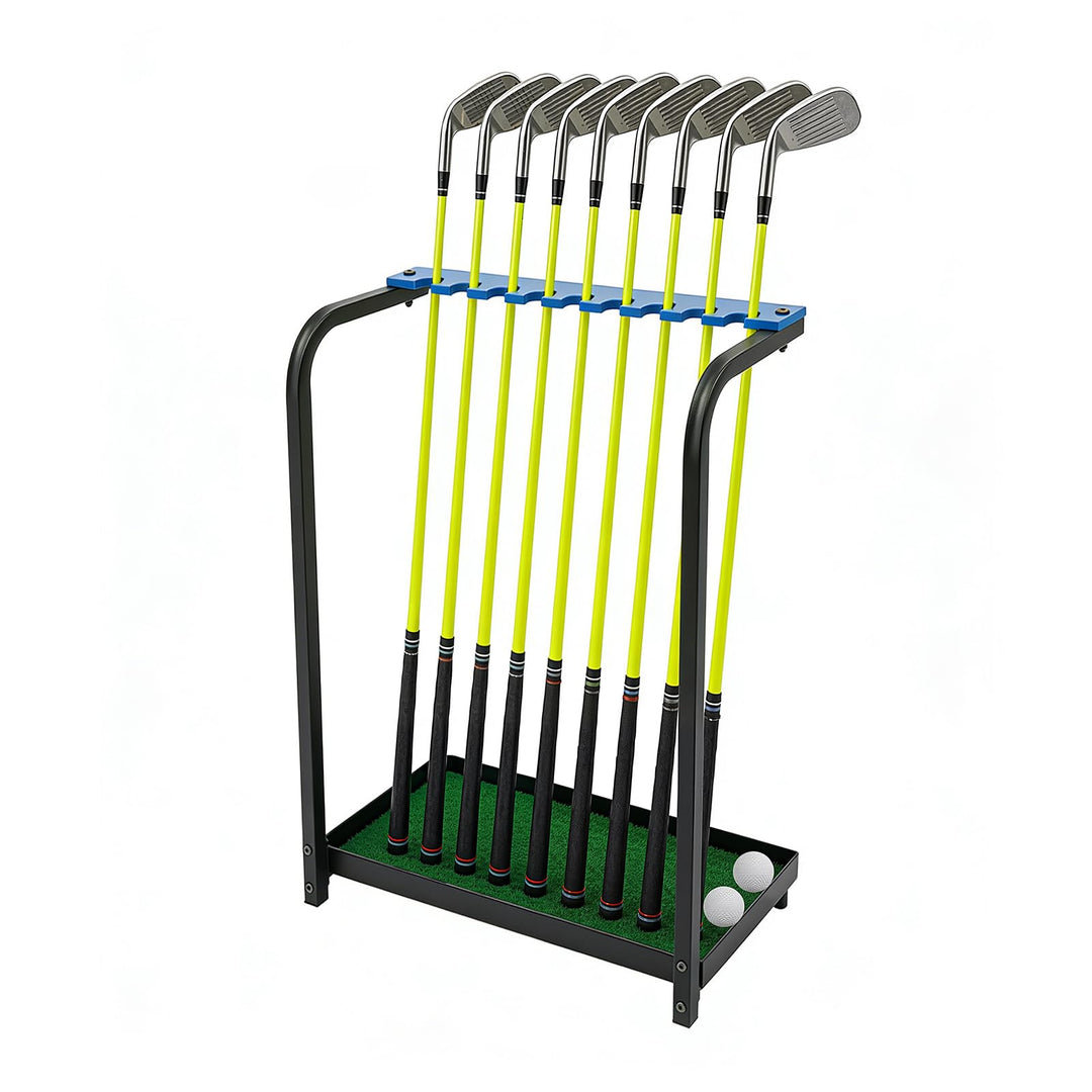 Golfschlägerständer, 9-Loch-Golfschläger-Aufbewahrungsständer, Schläger-Display-Ständer, Aufbewahrun