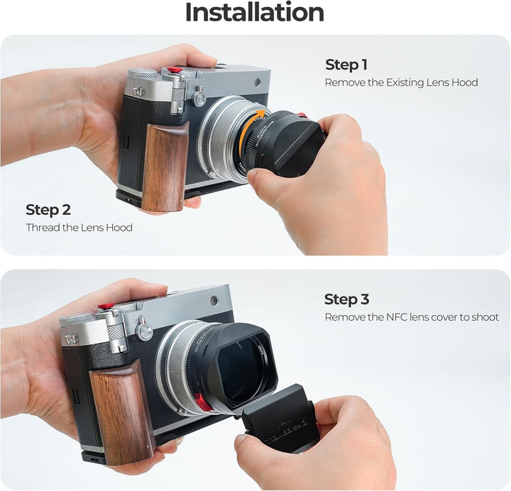 Freewell The Real Gegenlichtblende - Hybrid CPL/Mist Filter, Flipable, Touchless Filterbetrieb für F
