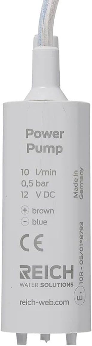 Camping Tauchpumpe 12V 10L/min I 0,5 bar 10-18 W Leistungsaufnahme