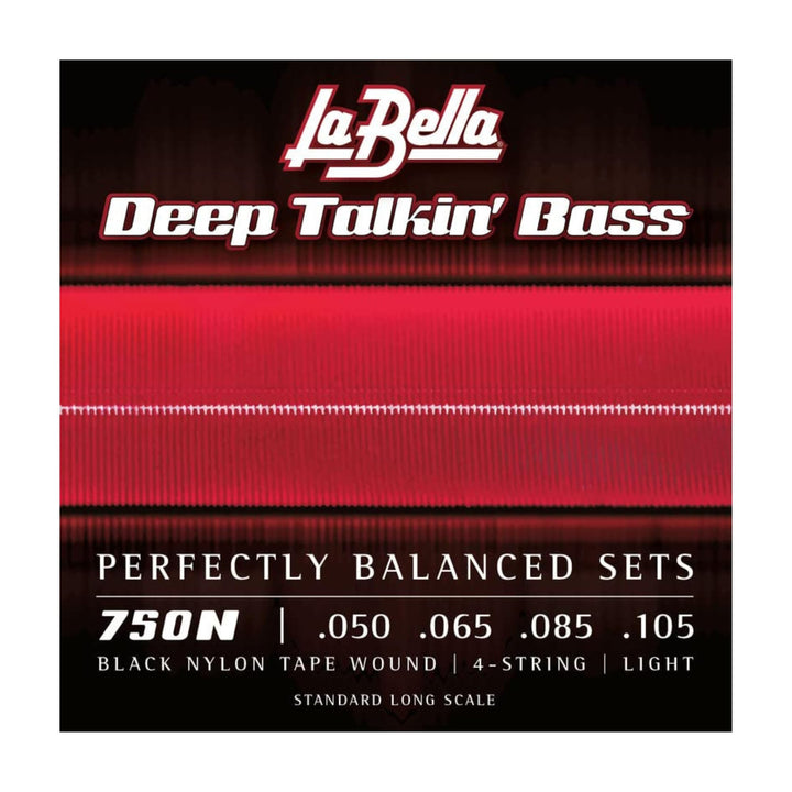 La Bella Deep Bass Talkin'Wnd 50-105 Nylon, Schwarz 50/105, 50/105