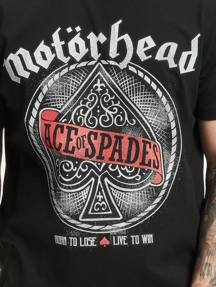 Brandit Herren Motörhead Ace of Spades T-Shirt S Schwarz, S Schwarz