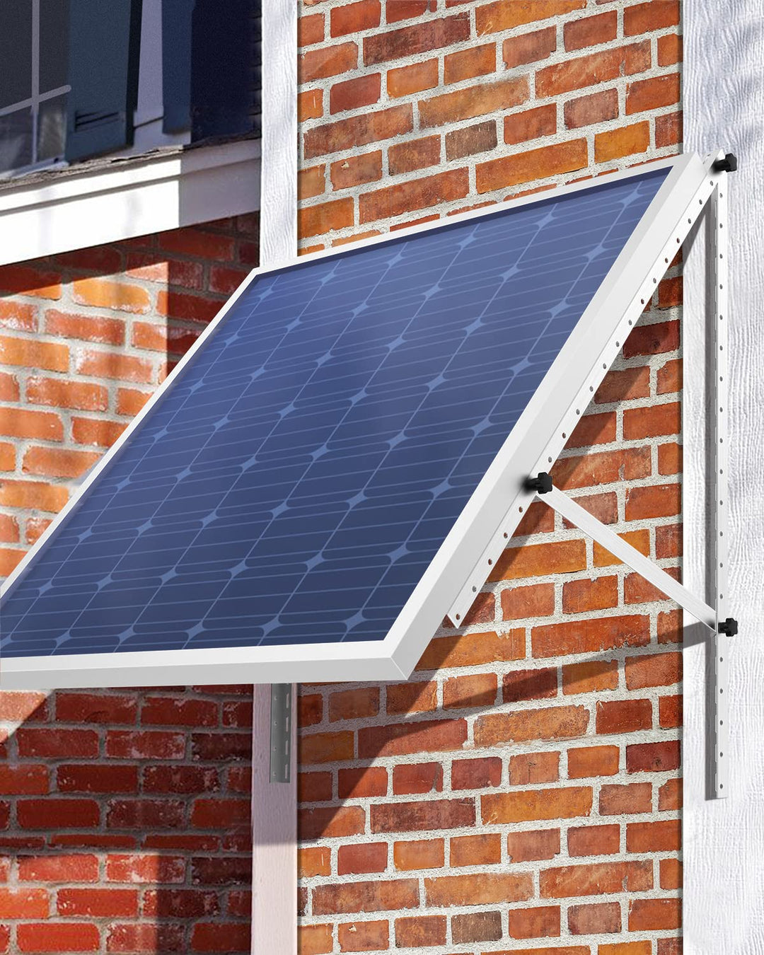 Solarmodul Halterung 1040MM 2Stück Stouchi Solarpanel Halterung pv Halterungen mit Verstellbarem Win