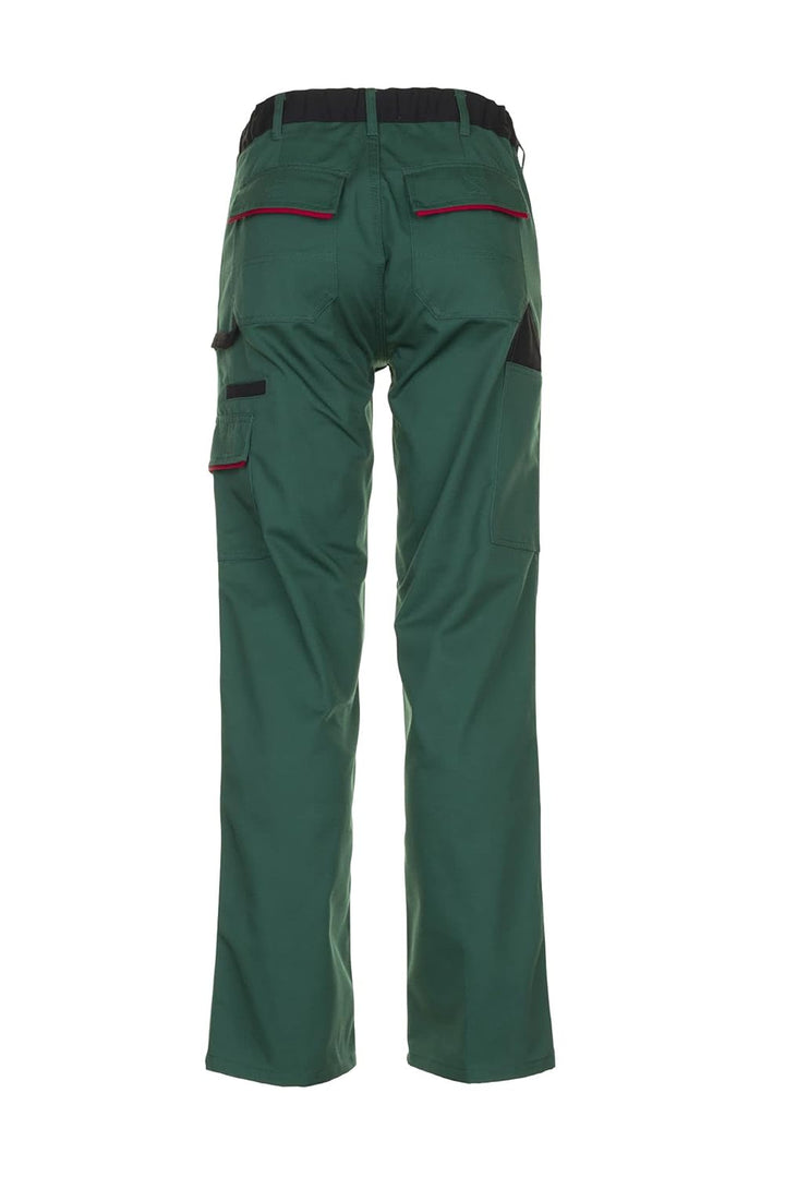 Planam Highline Herren Bundhose grün schwarz rot Modell 2325, Grösse 68 Grün/Schwarz/Rot 68, Grün/Sc