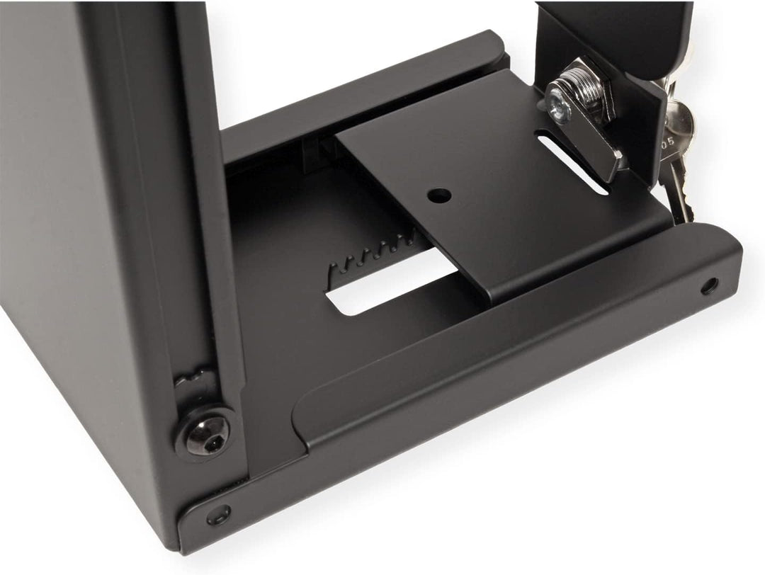 ROLINE Mini-PC-Halter, abschliessbar, schwarz, schwarz