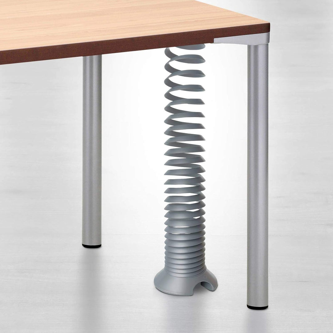 Eisnhauer® Kabelspirale Alusilber, vertikale Kabelführung für unterschiedliche Höhen oder höhenverst