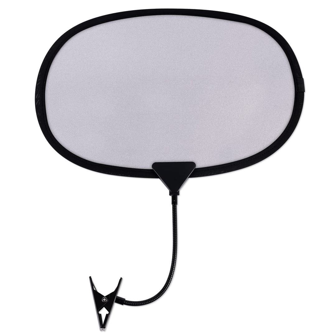 TOYMIS Laptop Sonnenschutz mit Clip, 45x30cm Flexibel & Faltbar Sonnenblende für Laptop Hitzeschild