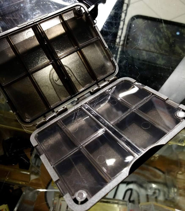 Korda 16 Compartment Mini Box - Angelbox für Angelzubehör & Kleinteile zum Karpfenangeln, Karpfenbox