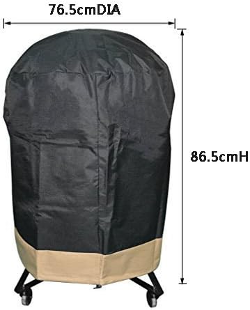 Onlyfire Kamado Grill Abdeckung, Kompatibel für grosse Big Green Egg Grills und Grills vom Typ Kamad