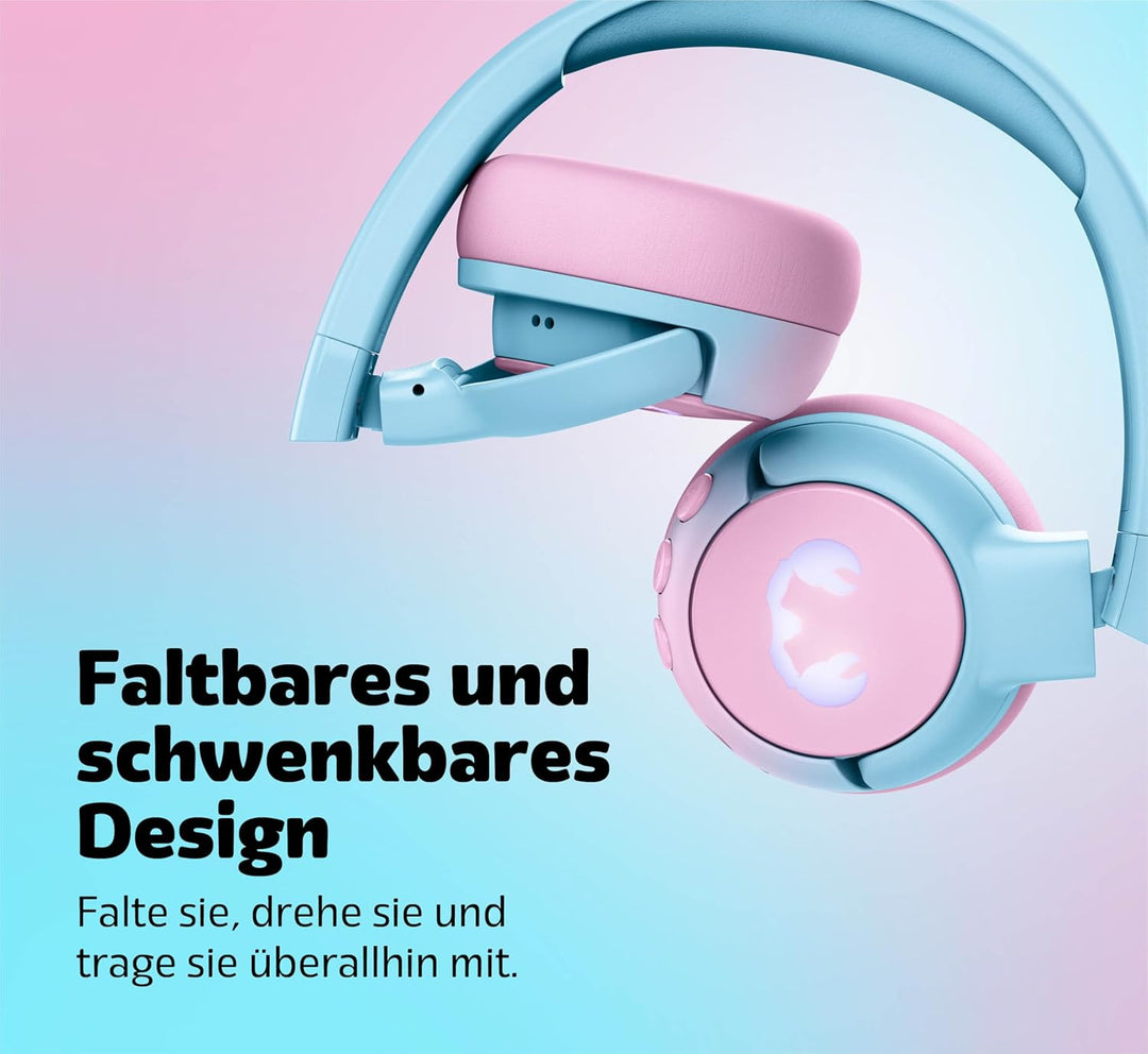Fresh 'n Rebel Code Junior, kabellose Bluetooth-Kopfhörer für Kinder, sicherer Klang (, Cool Candy