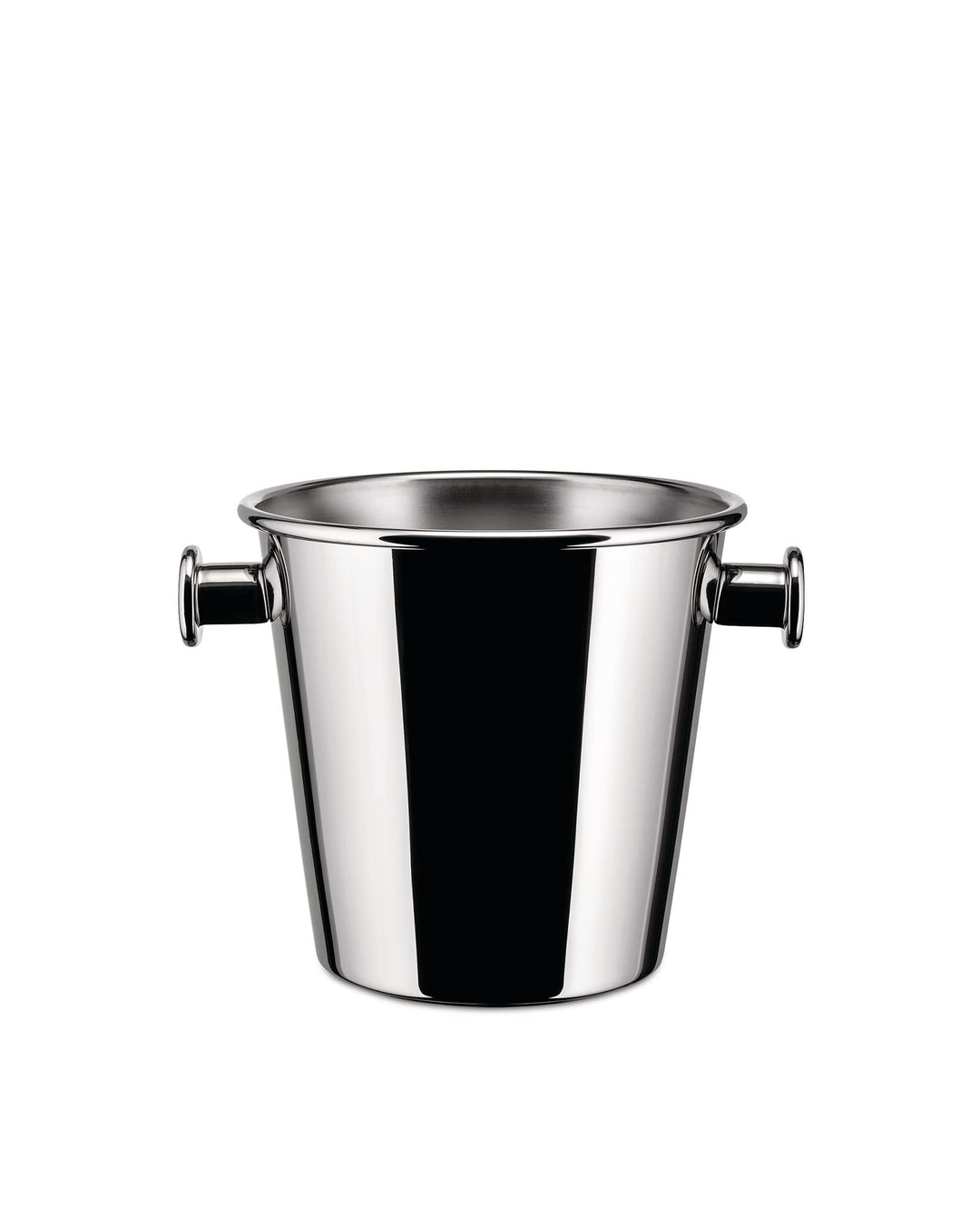 Alessi - Weinkühler, Getränkekühler, Champagnerkühler - Ettore Sottsass - Edelstahl, Silber, 25.00 x