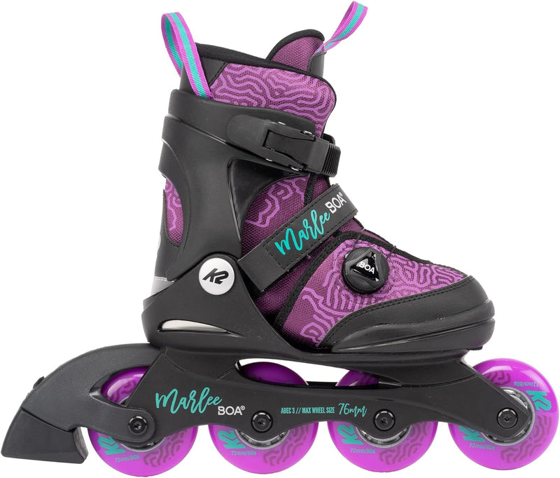 K2 Skates Mädchen Inline Skates MARLEE BOA, purple - blue, 30G0186 L (EU: 35-40 / UK: 3-7 / US: 4-8)