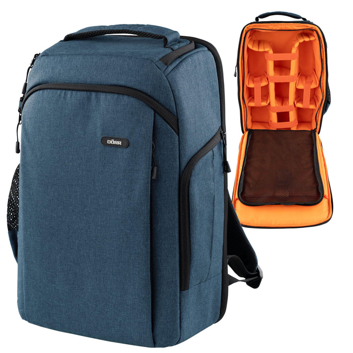 DÖRR Fotorucksack Prag Pro 20L &amp; Prag Go 16L, Wasserdicht, Kamera-Rucksack, 16 Zoll Laptopfach, Spie