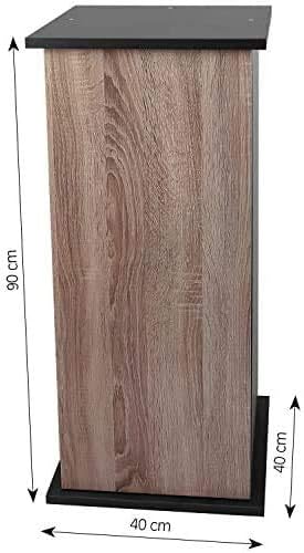 sera 32401 Unterschrank 90 cm mit Tür Walnut für Scaper Cube, Walnut
