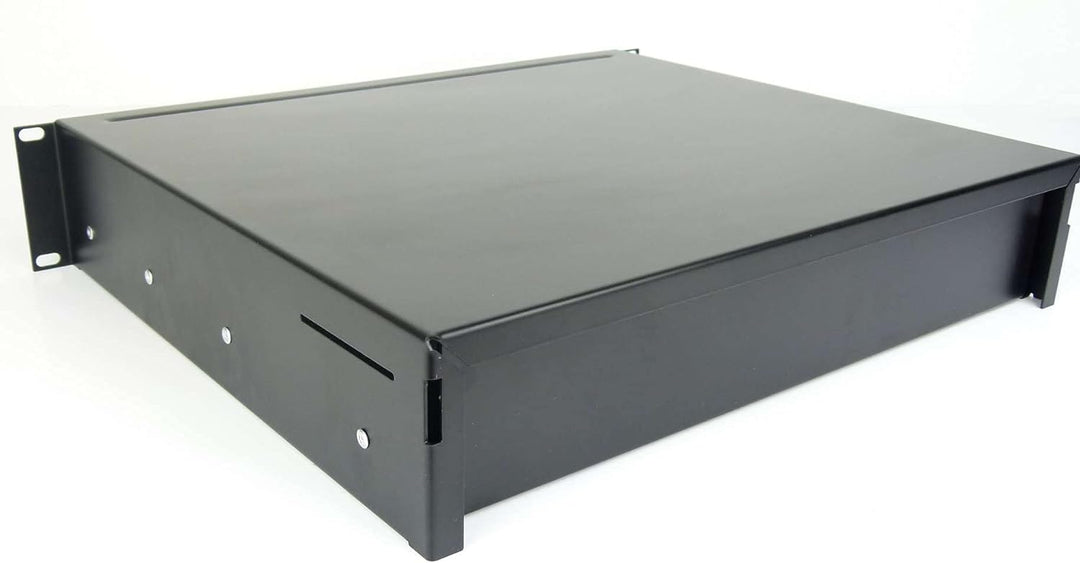 Adam Hall 19" Parts 874 E 02 A ERGO 19" Aluminium Rack Schublade 2 HE Aluminum 2 HE, Aluminum 2 HE