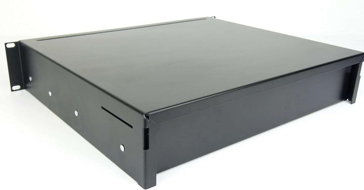 Adam Hall 19" Parts 874 E 02 A ERGO 19" Aluminium Rack Schublade 2 HE Aluminum 2 HE, Aluminum 2 HE