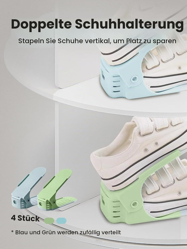 7 Etage Drehbares Schuhschrank, 360-Grad-Schuhregal 28 Paar Aufbewahrung, Rundes Karussell, Vertikal