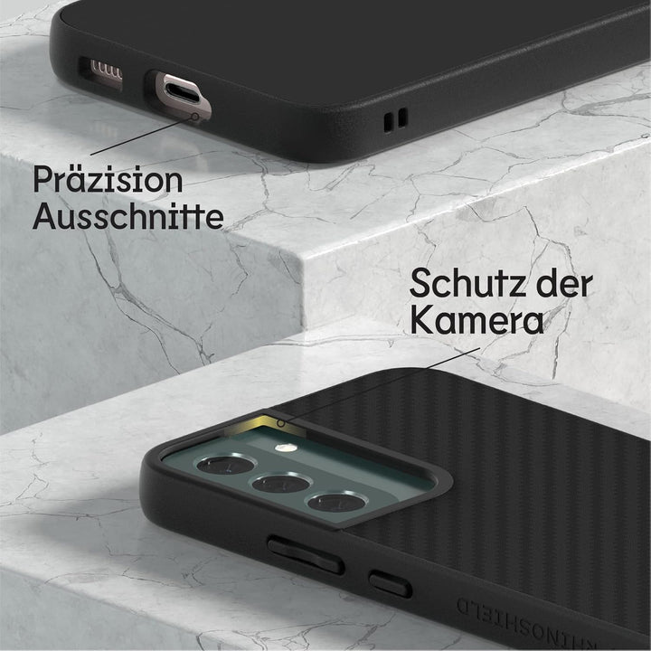 RhinoShield Case kompatibel mit [Samsung Galaxy S22] | SolidSuit - Stossdämpfende & schlanke Schutzh