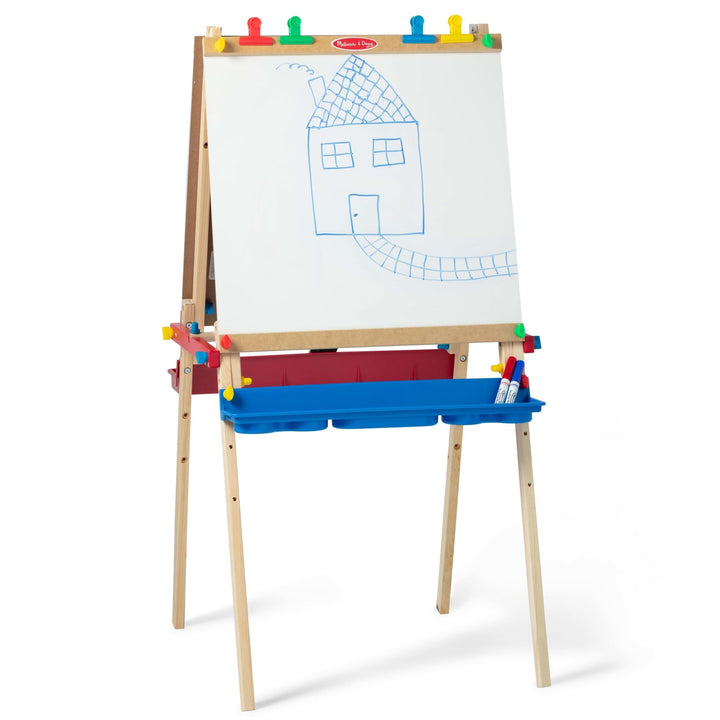 Melissa & Doug Holz Staffelei für Kinder Bastelset | Malstaffelei für Kleinkinder zum Basteln für Ki