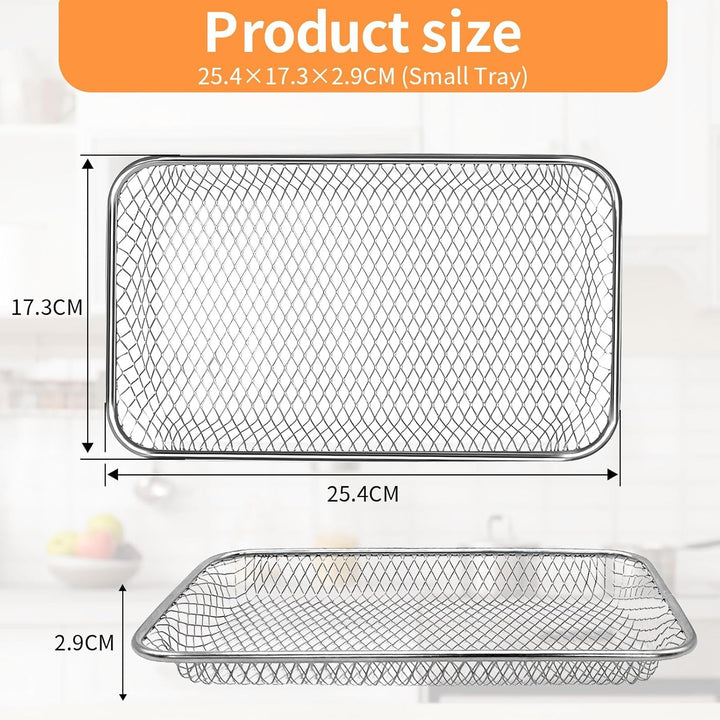 GWYXC 2 Packungen Luftfräter Ersatzteile für Breville Halo Flexi Luftfräter, 25,4 × 17,3 × 2,9 CM kl