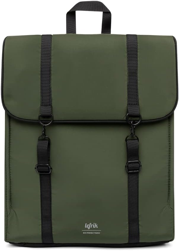 Lefrik - Praktischer Laptoprucksack Handy - Rucksack aus 100 % recycelter Stoff - Eco Friendly - Für