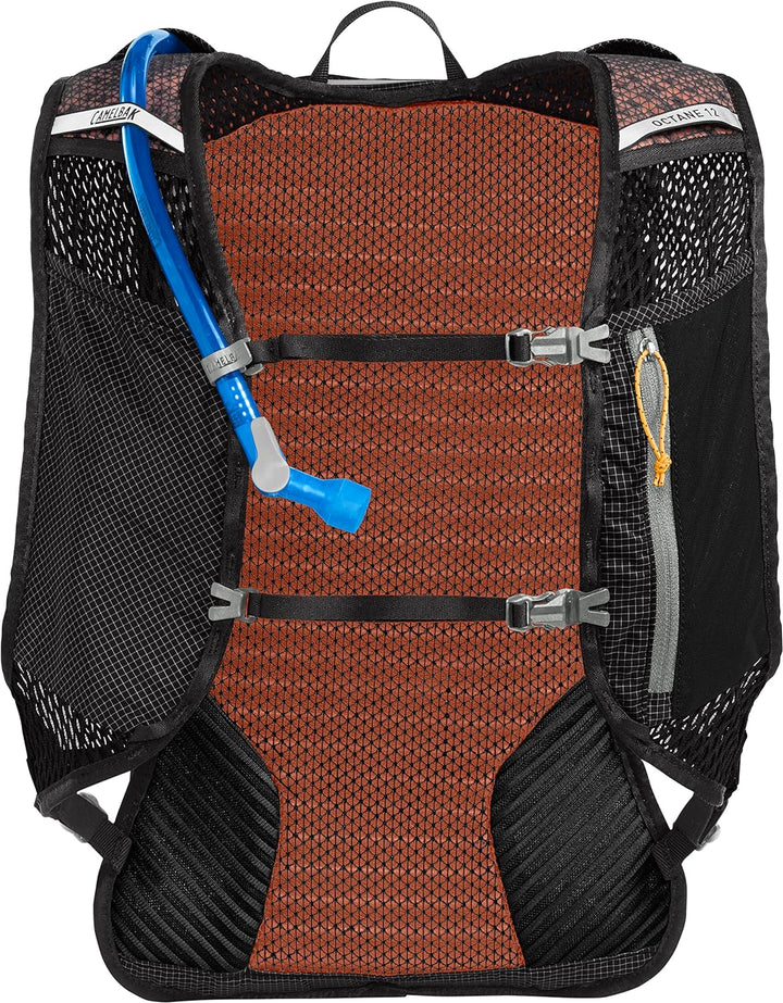 CAMELBAK Unisex-Adult Octane Rucksack 12L Schwarz/Apricot, 12L Schwarz/Apricot