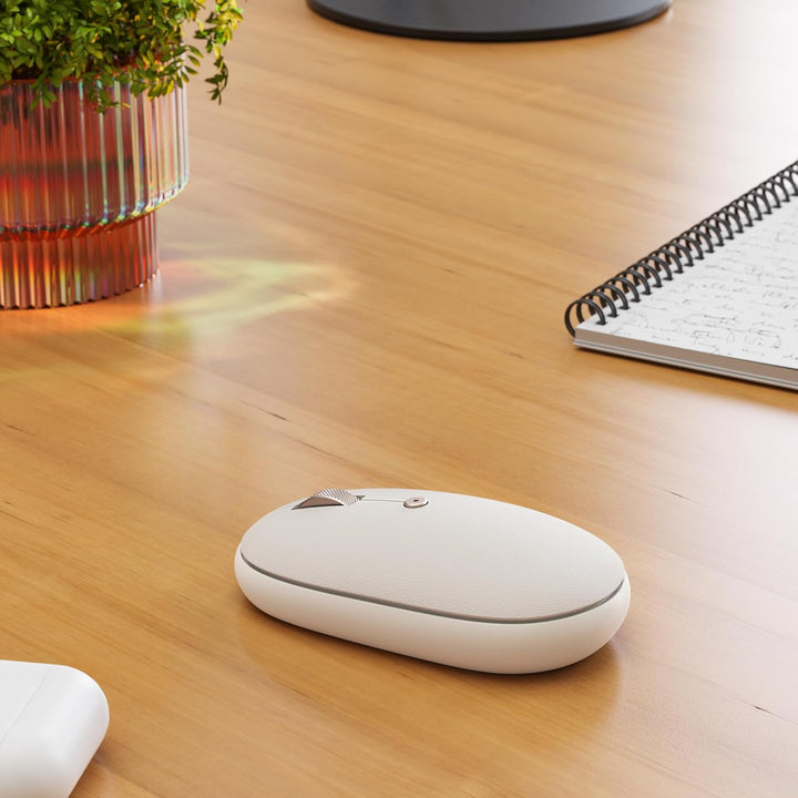 SATECHI OntheGo™ Bluetooth Computermaus, wiederaufladbarer USB-C Akku, Verbindung mit bis zu 3 Gerät