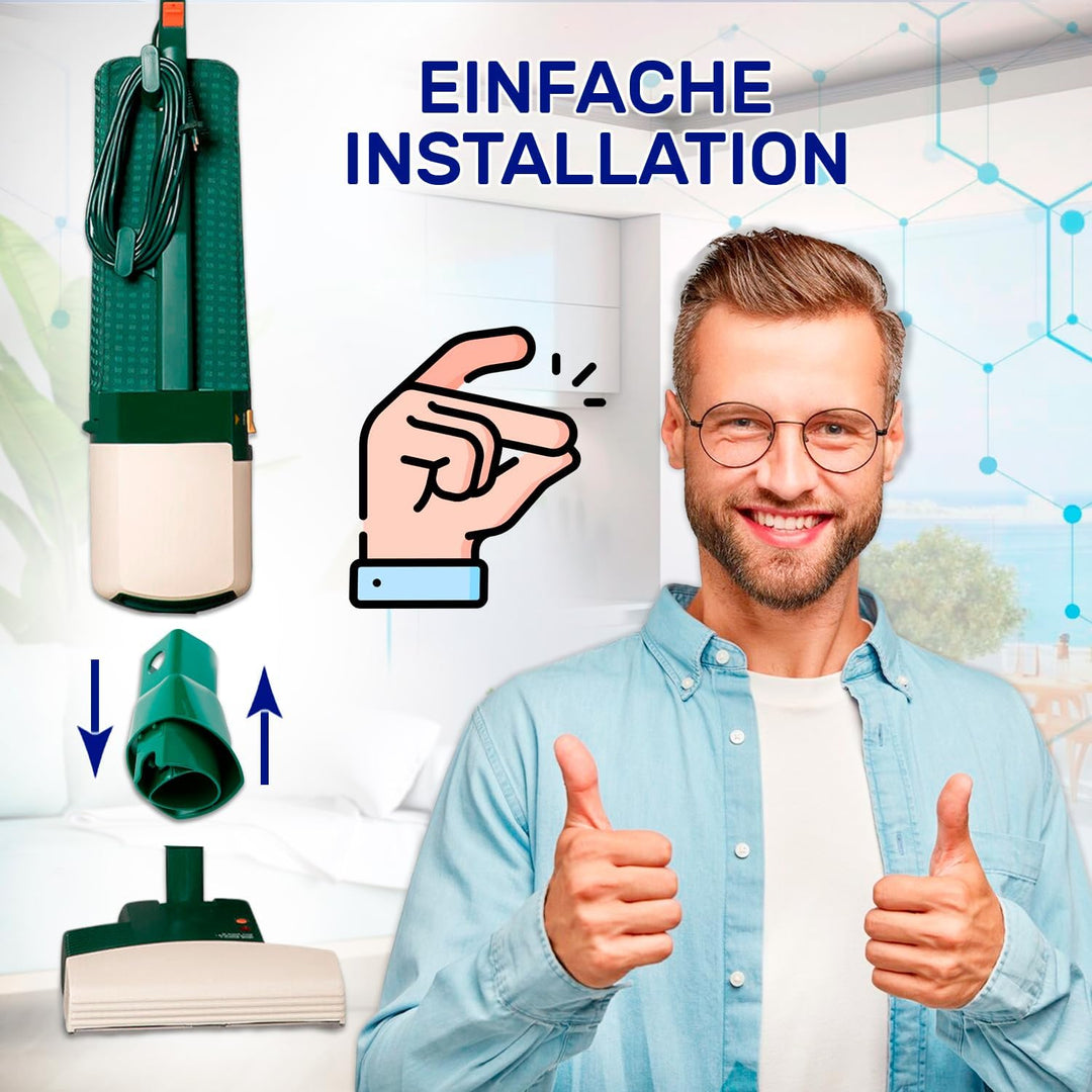 MONTERAL Nicht Elektrifiziert Staubsauger Adapter für Vorwerk Kobold zum Anschluss der Alten Modelle