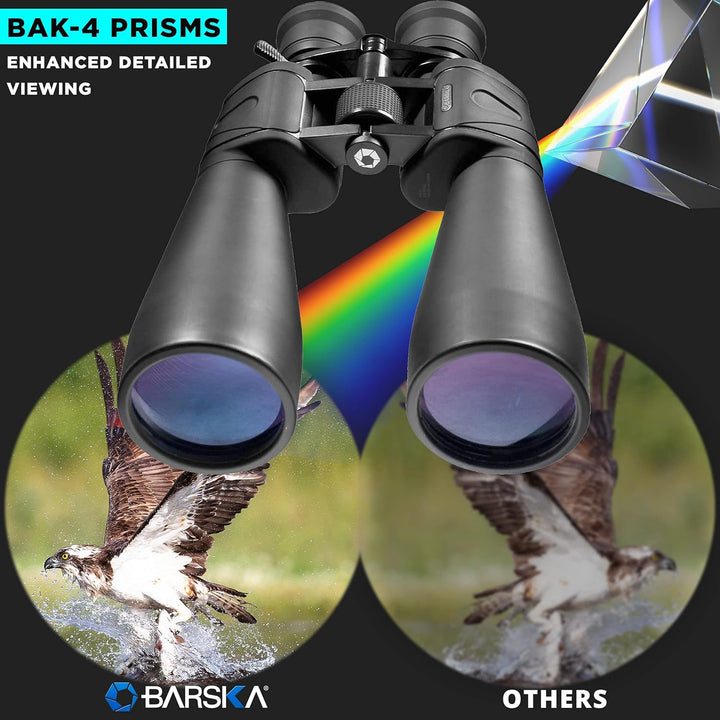 Barska AB10592 Gladiator 20-100x70 Zoom Fernglas mit Stativadapter für Astronomie & Fernsehen mit gr