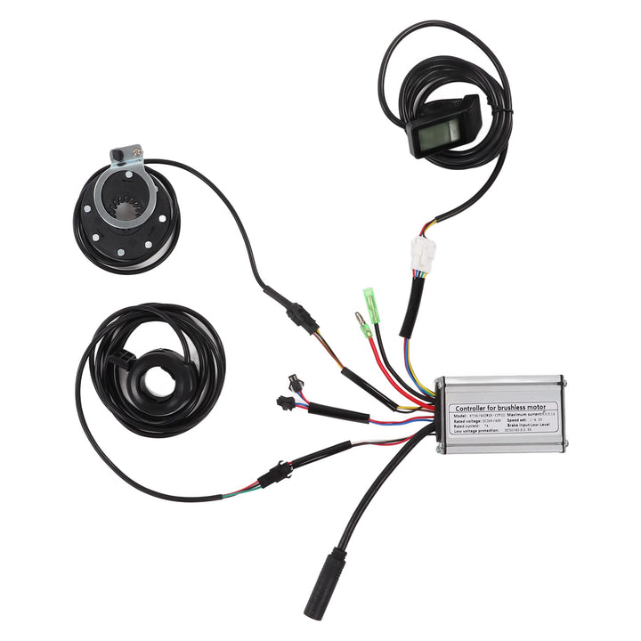 BuyWeek Elektrofahrrad Brushless Motor Controller Kit, 36V/48V 250W E-Bike Bürstenlose Motor 15A Rec