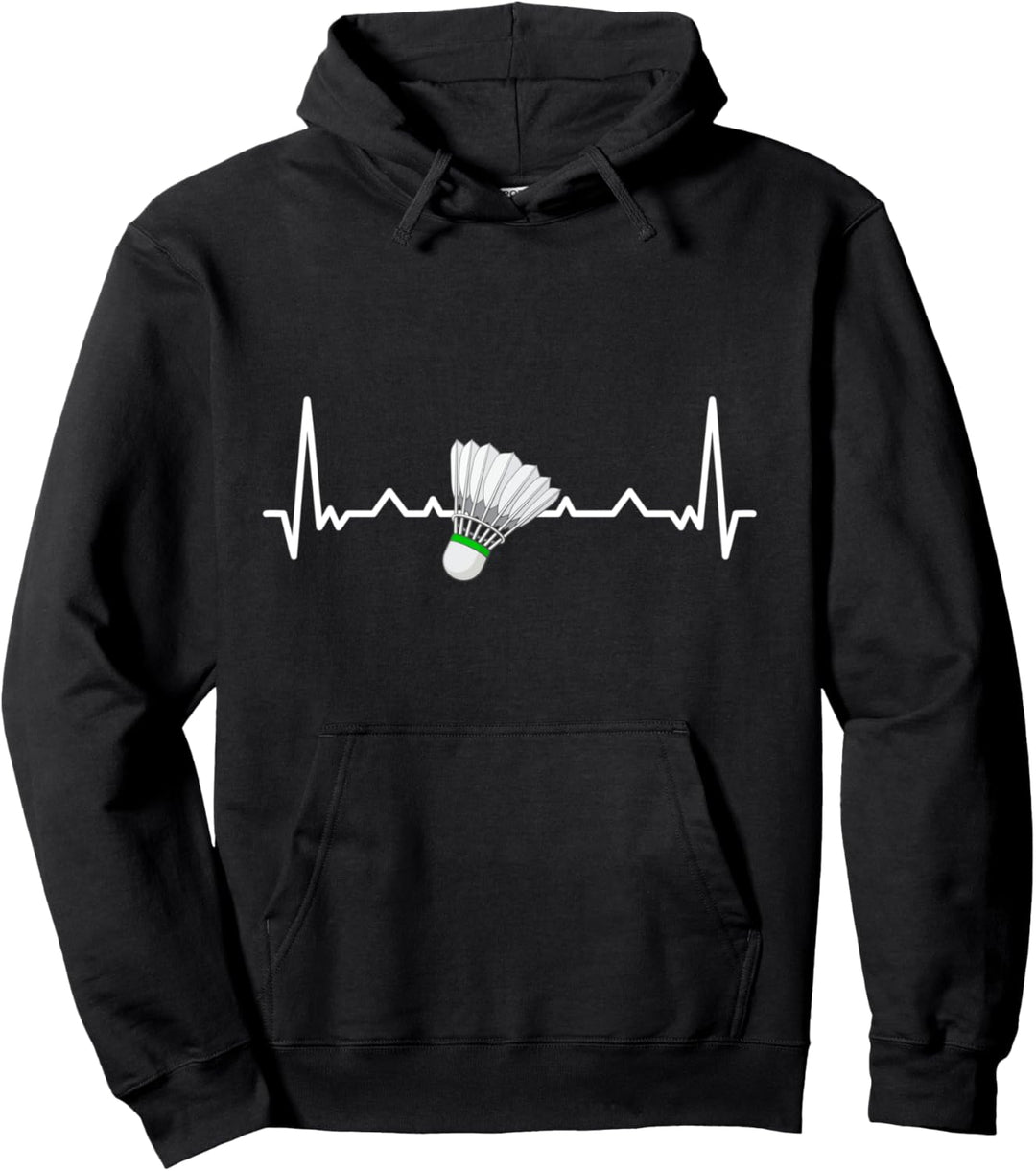 Badminton Herzlinie Pullover Hoodie