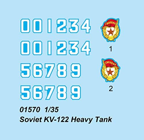 Trumpeter 01570 Modellbausatz Soviet KV-122 Heavy Tank
