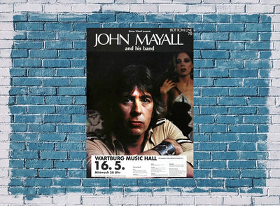 John Mayall - Bottom Line, Wiesbaden 1979 » Konzertplakat/Premium Poster | Live Konzert Veranstaltun