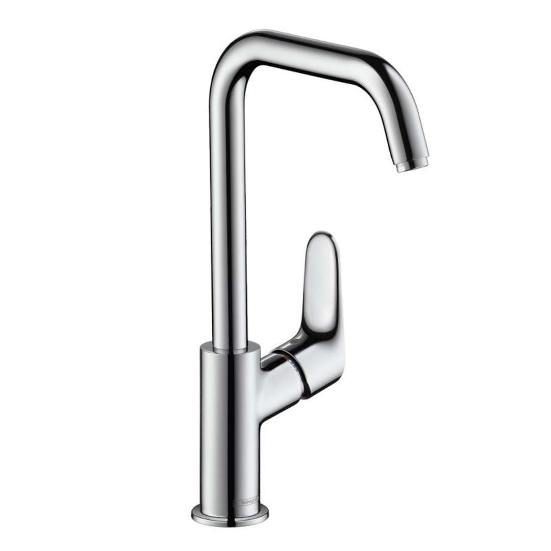 hansgrohe Wasserhahn Focus (Armatur mit Auslauf Höhe 240mm, ohne Ablaufgarnitur) Chrom, Chrom