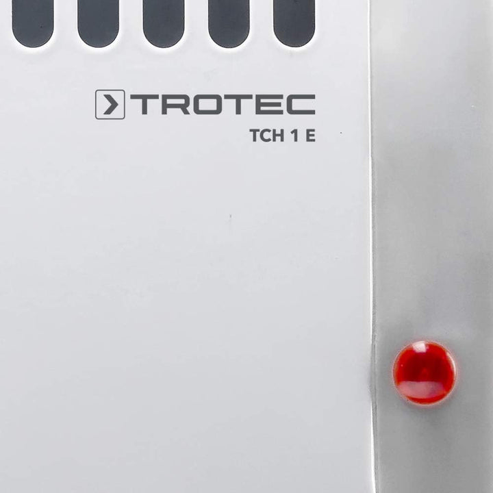 TROTEC Konvektor Heizlüfter TCH 1 E Heizgerät Elektroheizer 450 Watt Stufenlose Thermosteuerung, Wei