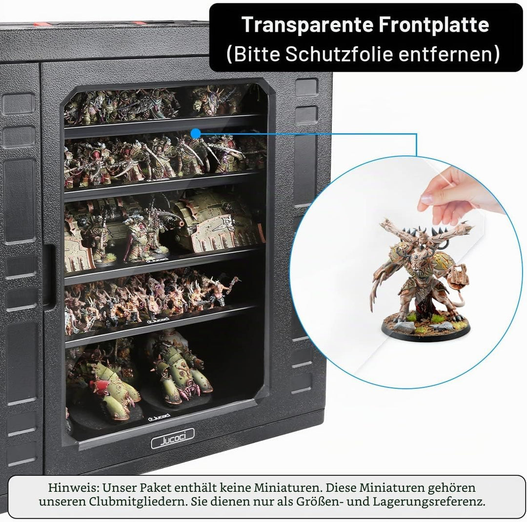 Jucoci Miniatur-Aufbewahrungskoffer Miniatur-Transportkoffer