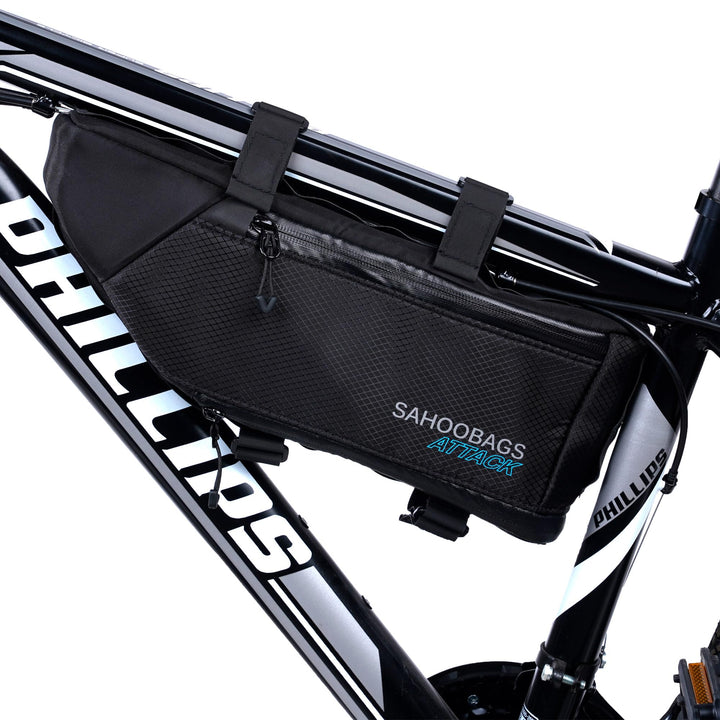HYSENM Rahmentasche Dreiecktasche Fahrrad grosse Kapazität wasserdicht 5L/8L reflektierend (4L) UK,